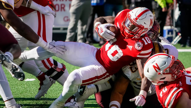 Anthony Grant run 3Q 2022 Nebraska vs Minnesota football